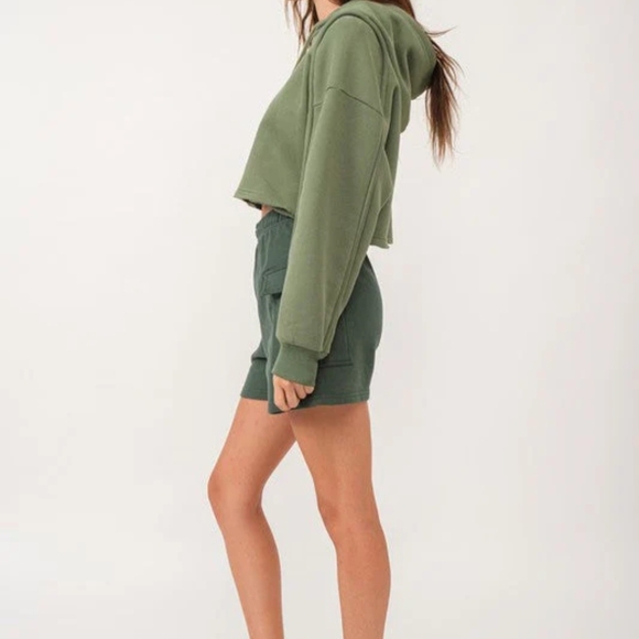 NWT Papermoon Olive Women's Hoodie - Picture 8 of 10